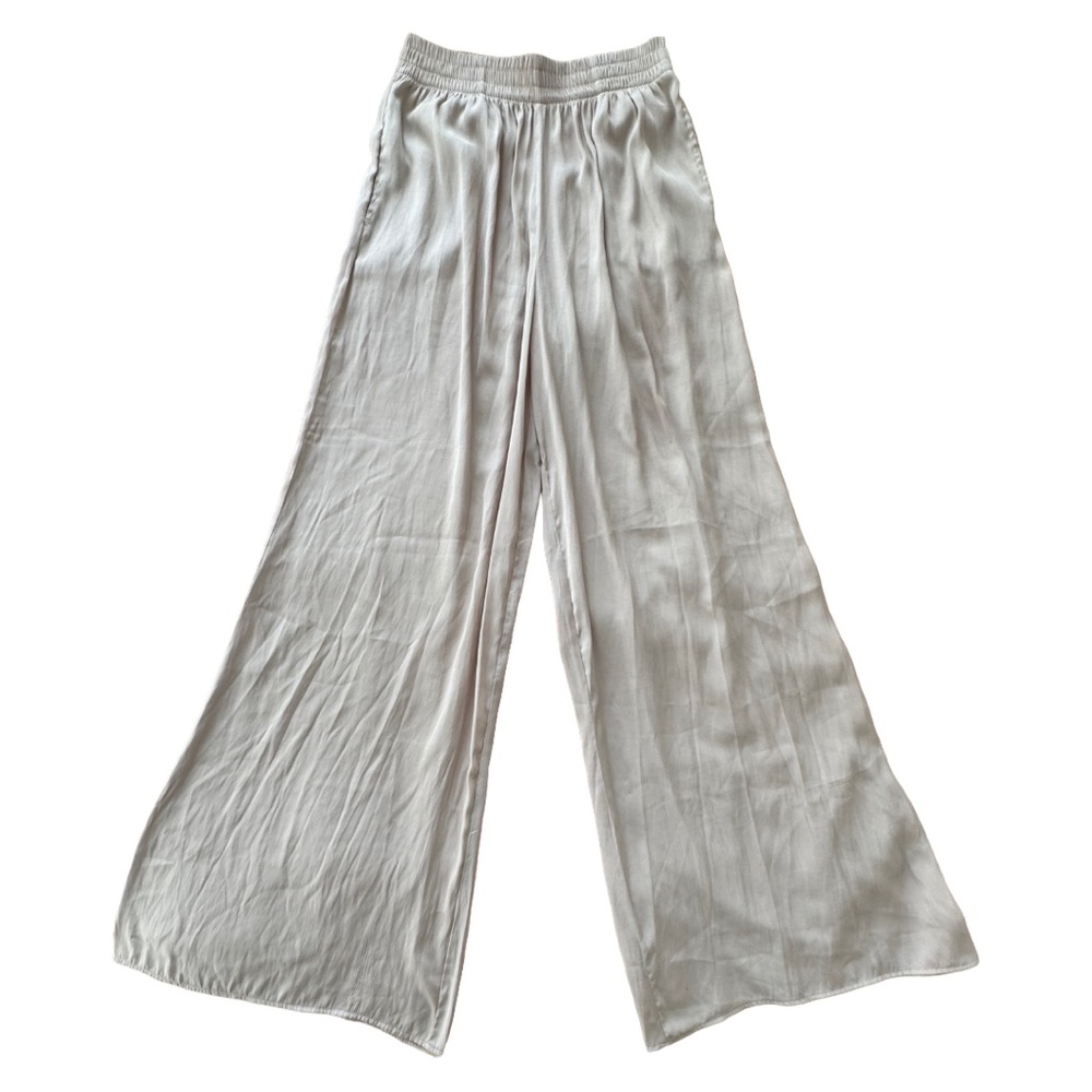 Zara “Satin” Wide Leg Pants